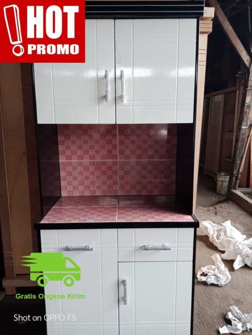 LEMARI SAYUR RAK  PIRING  LEMARI DAPUR MINIMALIS  2  PINTU  